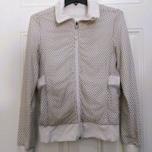Lululemon white reversible  zip up jacket